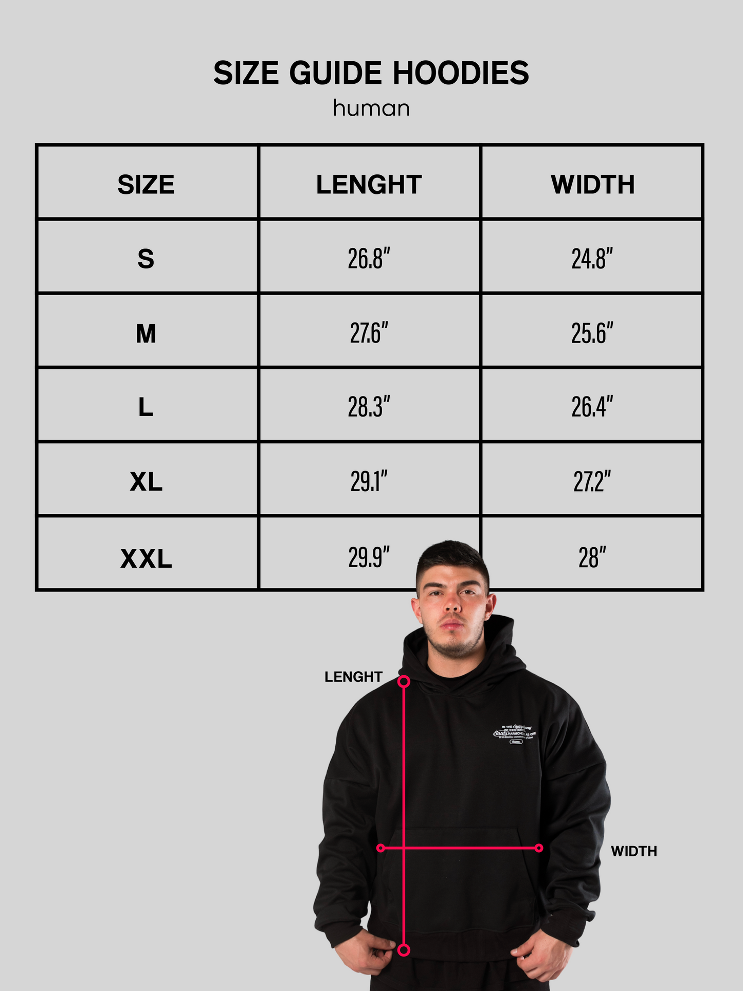 Black Oversized Hoodie - Basic