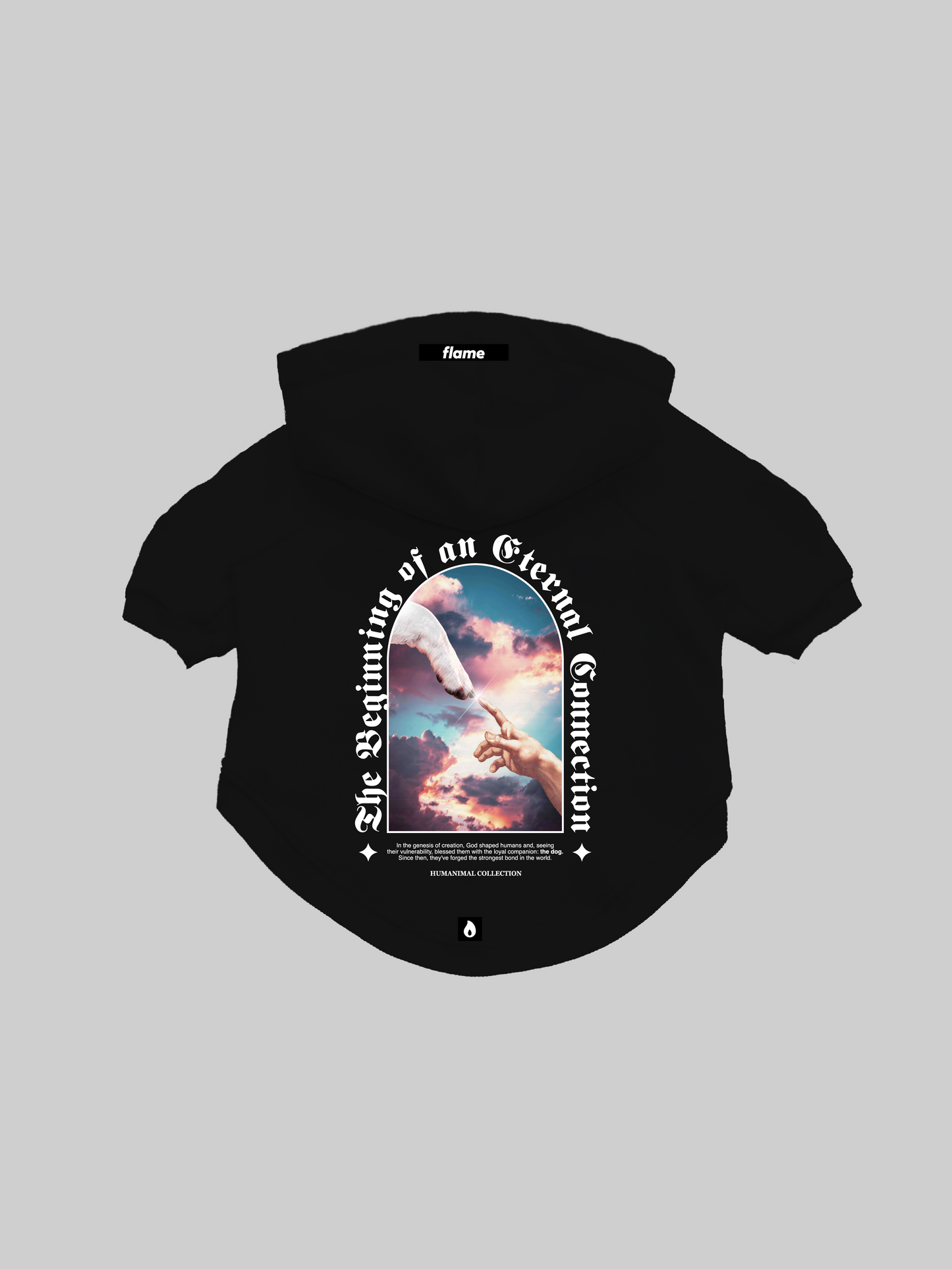 Black Dog Hoodie - The Creation of Adam